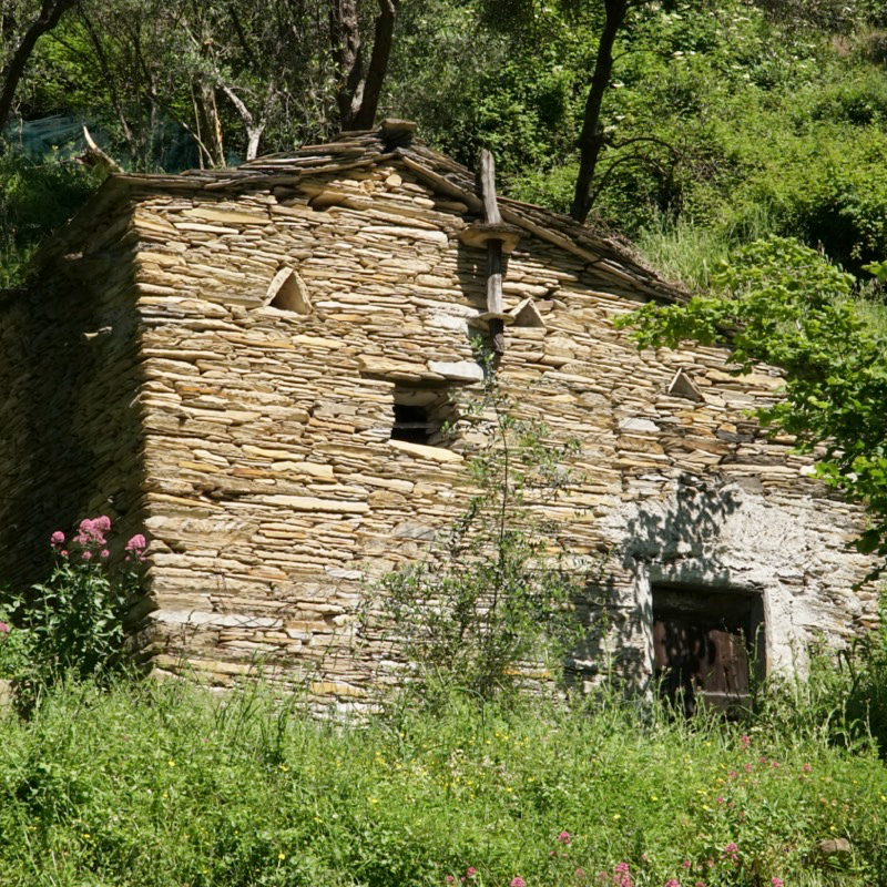 Essicatoio ancora ben riconoscibile a Cogorno. Foto di Dynamoscopio
