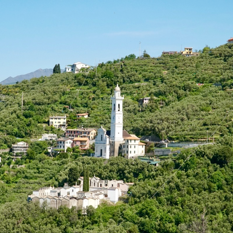 Vista aerea della Chiesa parrocchiale di San Lorenzo